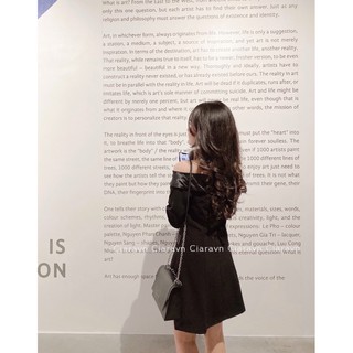 Váy Stella dress (đen/trắng)