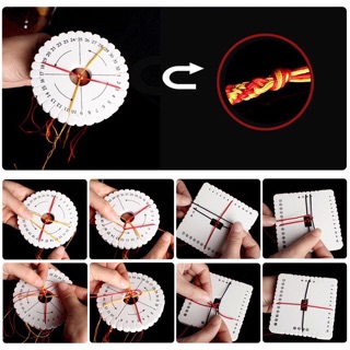 Khung đan vòng Kumihimo, dụng cụ đan vòng tay handmade