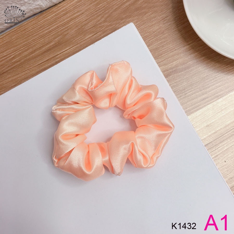 ( Size nhỏ) Dây buộc tóc, cột tóc scrunchies nhiều màu thời trang Orin K1432