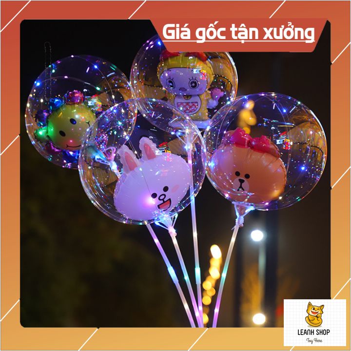 Bóng bay galaxy đèn led siêu phát sáng nhiều màu siêu dày