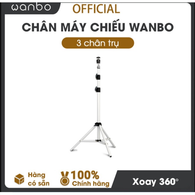 Chân máy chiếu Wanbo đa năng có thể điều chỉnh từ 30 - 170cm Xoay 360°