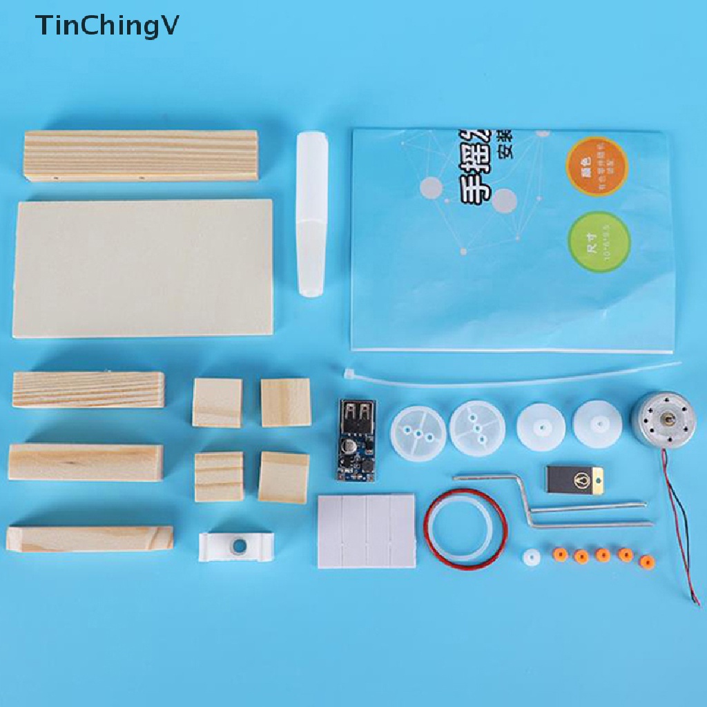 Bộ Đồ Chơi Lắp Ráp Mô Hình Máy Phát Điện Bằng Gỗ DIY Giáo Dục Khoa Học Cho Bé