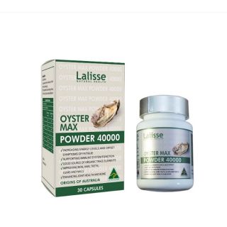 Tinh chất Hàu nhân sâm Lalisse oyster max powder 40000 ( 30 viên)