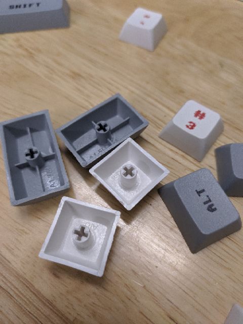 Bộ keycap game 4 nút Mario PBT dye sub profile XDA