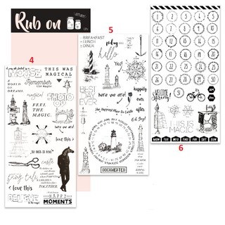 Sticker cạo vintage