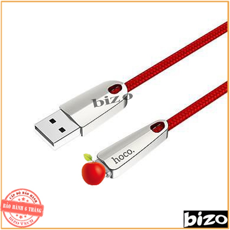 Cáp sạc nhanh tự ngắt, dây sạc samsung, lphone sạc nhanh tự ngắt HOCO U35 dài 1,2m