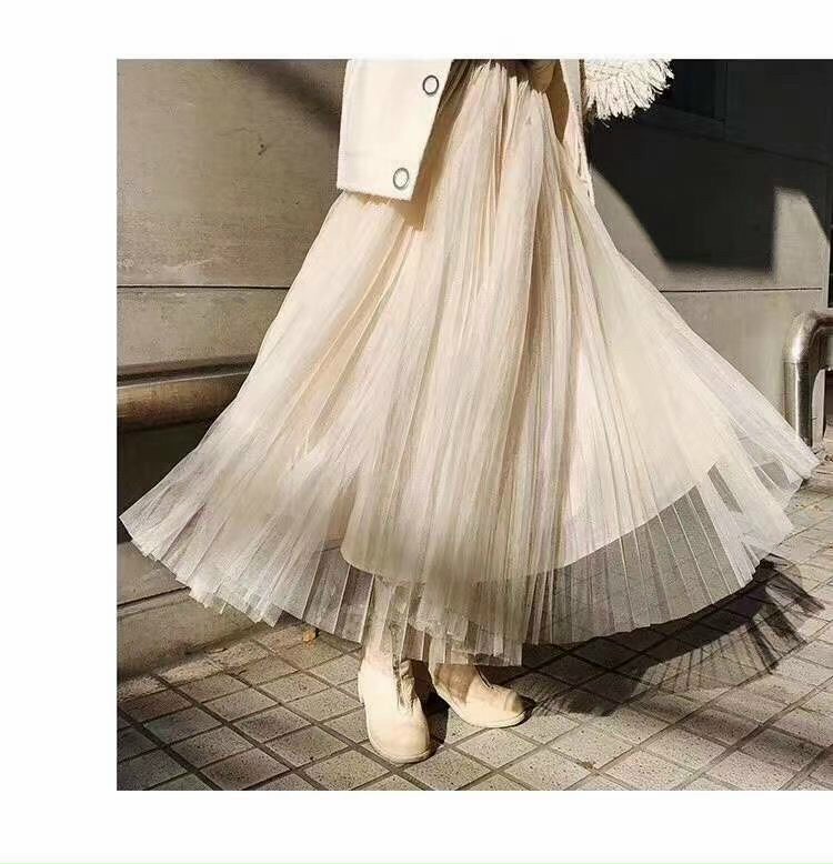 Chân váy xòe dáng dài công chúa von nhiều lớp đẹp | BigBuy360 - bigbuy360.vn