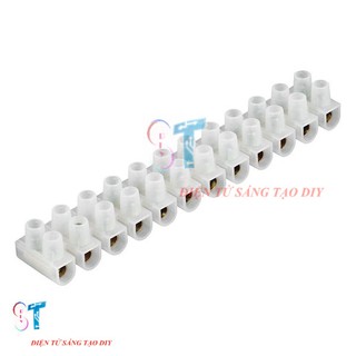 Cầu Đấu Dây Điện 12P 10A Loại Xịn Chống Cháy