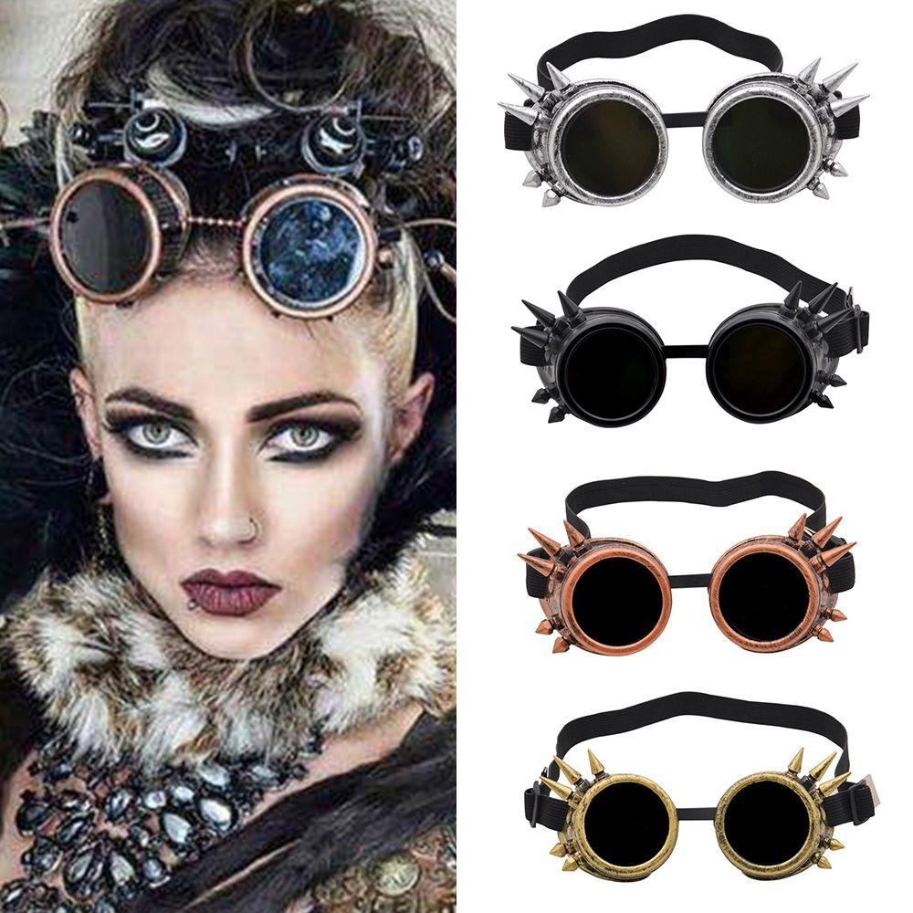 Kính Mát Gắn Gai Hóa Trang Xe Máy Victorian Phong Cách Steampunk