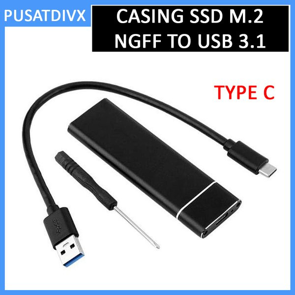 Hộp Đựng Ổ Cứng Ssd M.2 Ngff Sata Usb 3.1 M2 Chất Lượng Cao