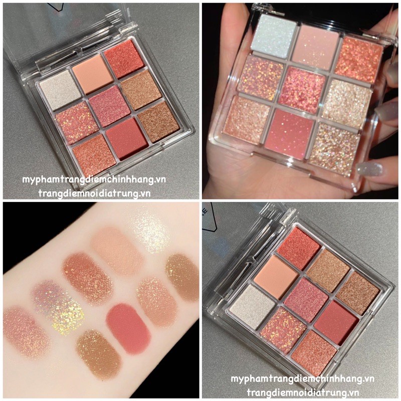 Phấn Mắt Nhũ Trang Điểm Ngọt Ngào, Tự Nhiên Shot Again Dupe 3CE 🎁 Makeup Eyeshadow