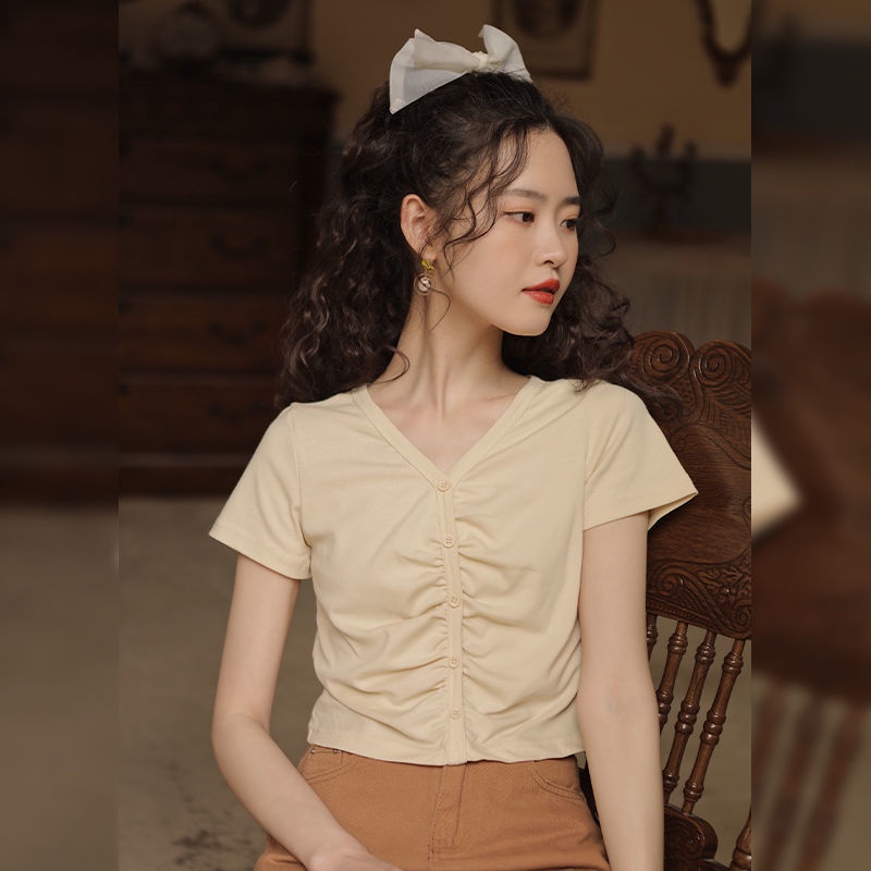 Áo Thun Nữ Tay Ngắn Eo Cao Dễ Phối Đồ Thời Trang Cho Nữ áo phông nữ JL-TX-95