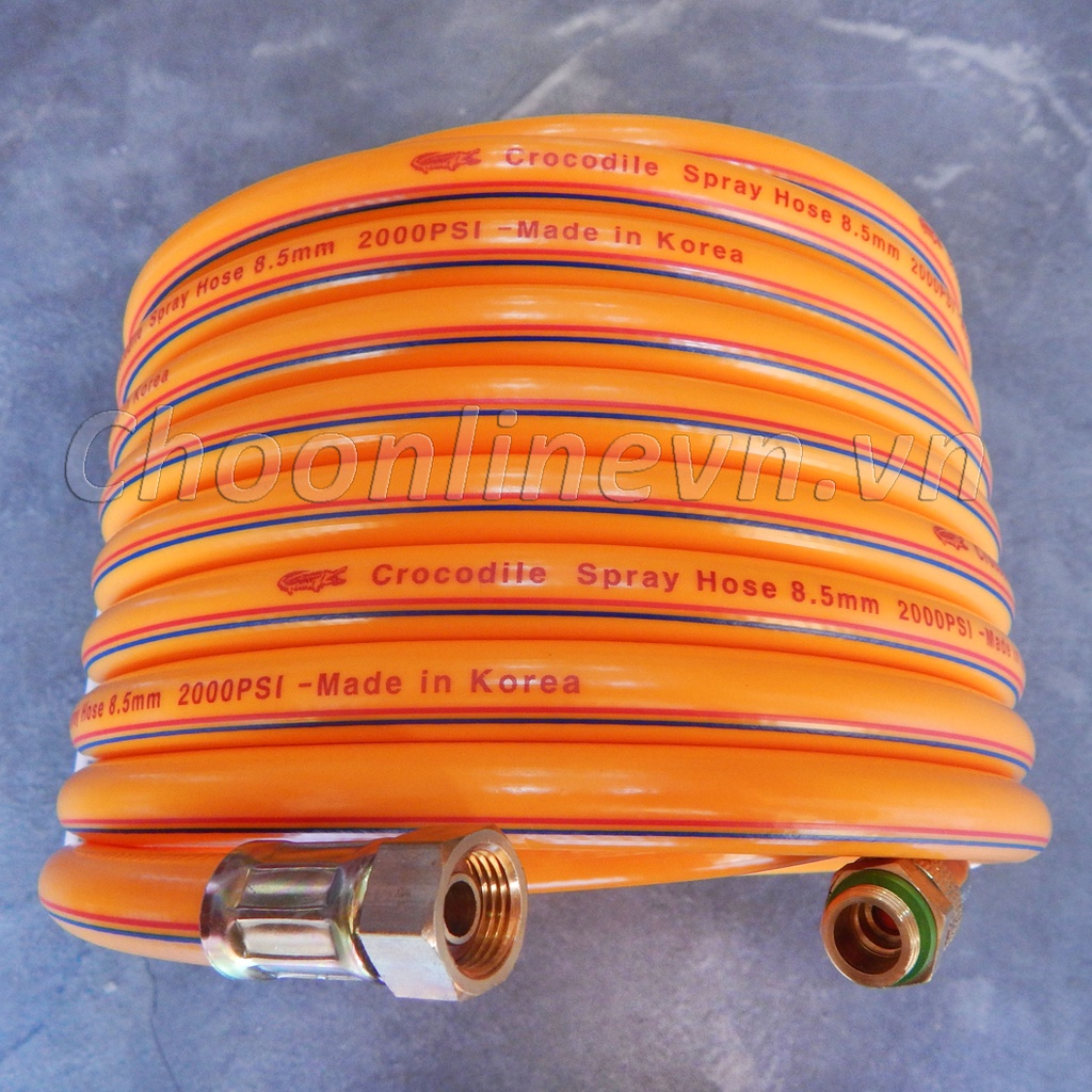 Ống dây cá sấu Hàn Quốc chính hãng 8.5mm  chịu áp 2000 PSI dài 5m, 10m, 15m, 20m