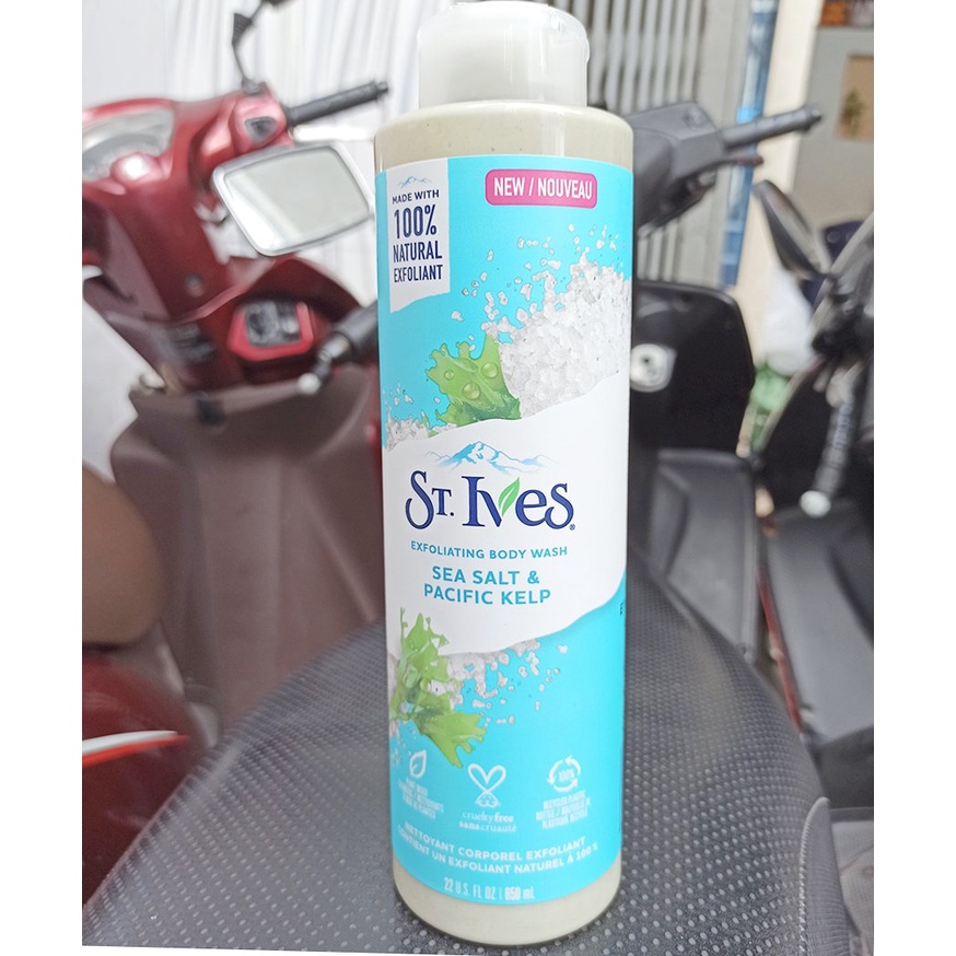 Sữa Tắm Muối Biển St. Ives Purifying Sea Salt Body Wash 650ml