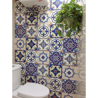Decal miếng lẻ 15x15 cm, decal dán tường