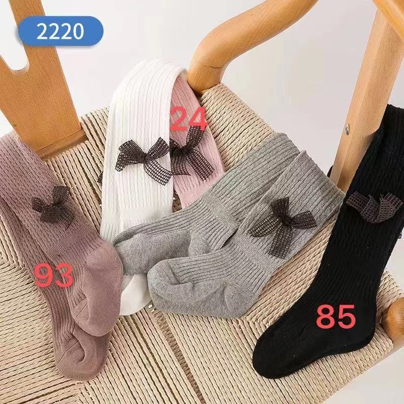 7-13kgQuần tất len liền bàn đính nơ, đính thú siêu xinh xắn