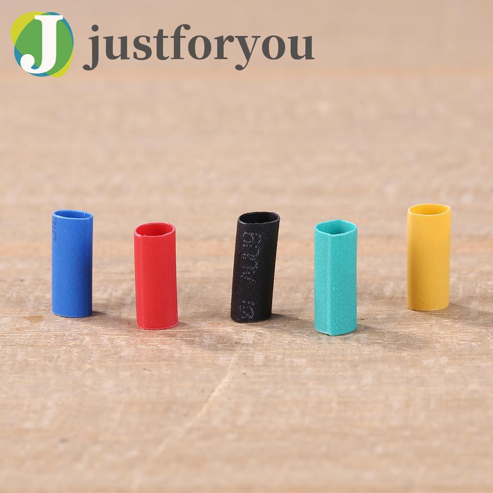 Justforyou 500pcs Polyolefin Heat Shrink Tube Insulated Shrinkable Wrap Cable Sleeve