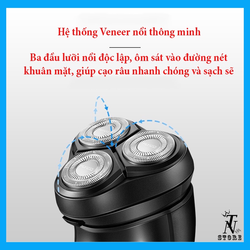 Máy cạo râu đa năng PS156，tỉa tóc mai, chống nước IPX7 [Bảo Hành 12 tháng]