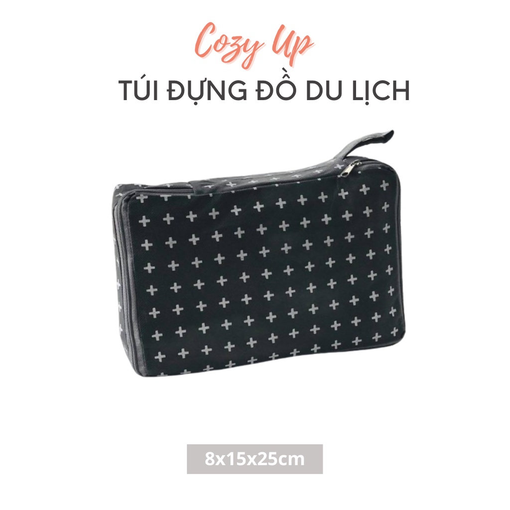 Túi đựng quần áo đa năng - Túi vuông có dây kéo