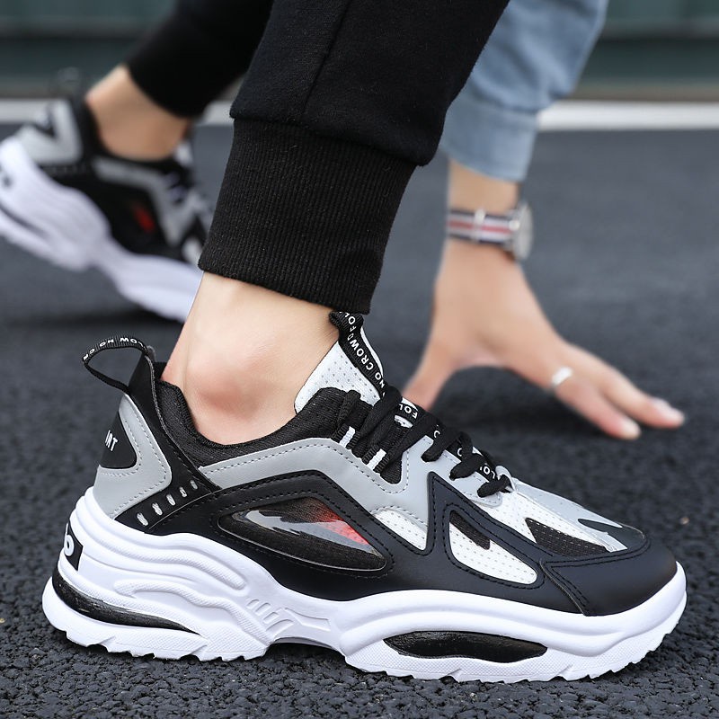 Giày Thể Thao Tăng Chiều Cao 5cm Thoáng Khí Thời Trang Cho Nam