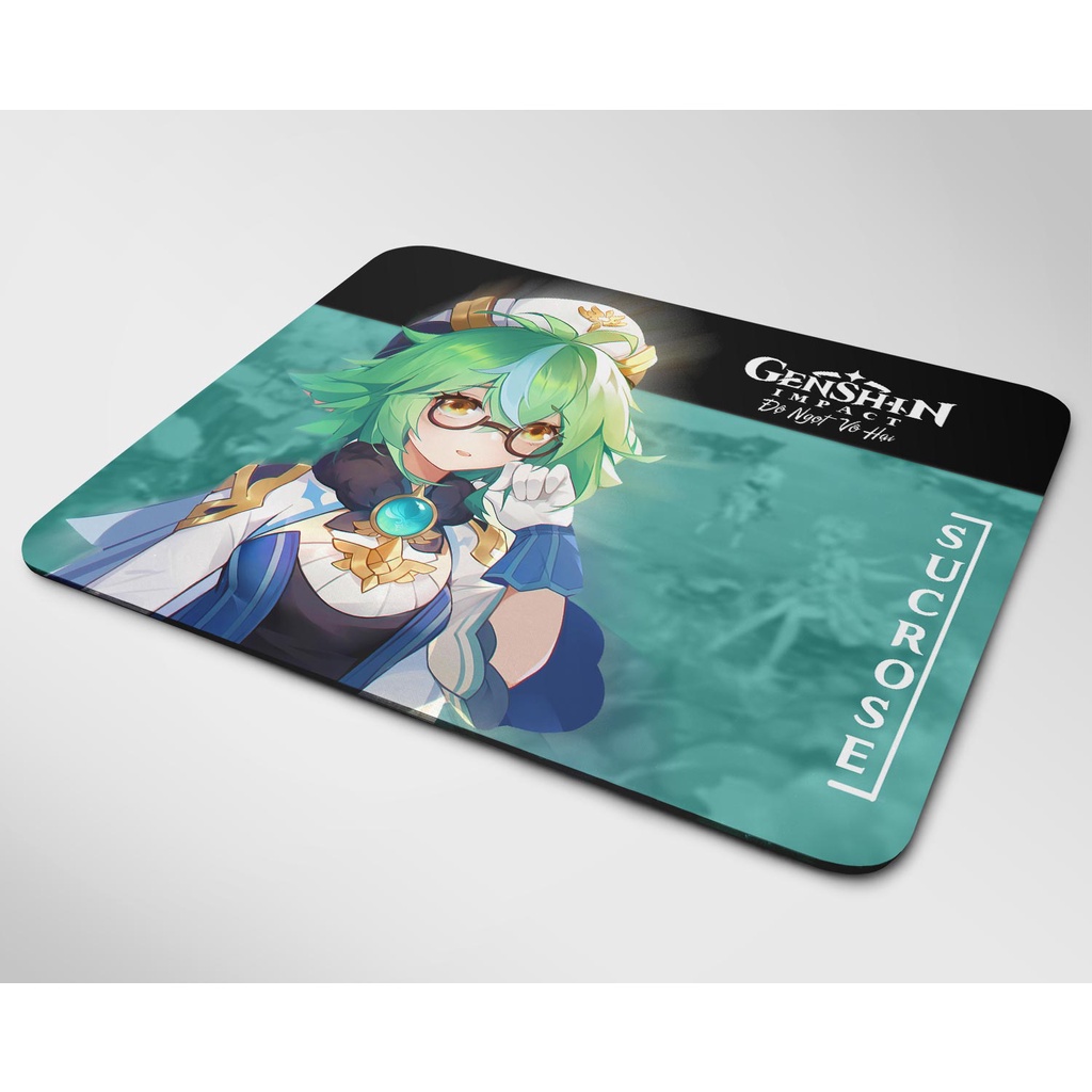 Lót chuột cỡ lớn, bàn di chuột, mouse pad nhân vật Sucrose Genshin Impact