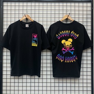 Áo thun bad habit đen đầu lâu,áo thun unisex