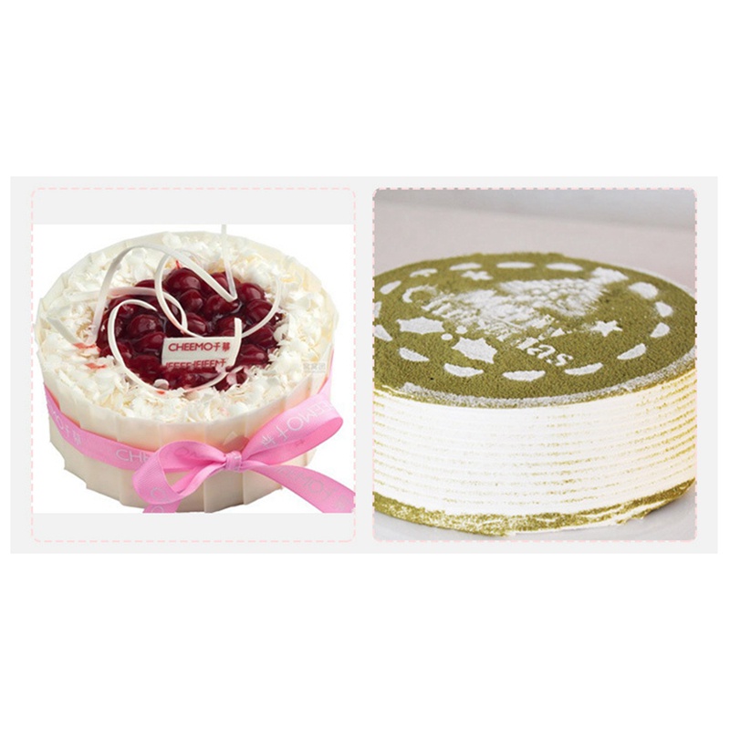 Khuôn Làm Bánh Hình Tròn Bằng Thép Không Gỉ 4 / 6 / 8 Inch