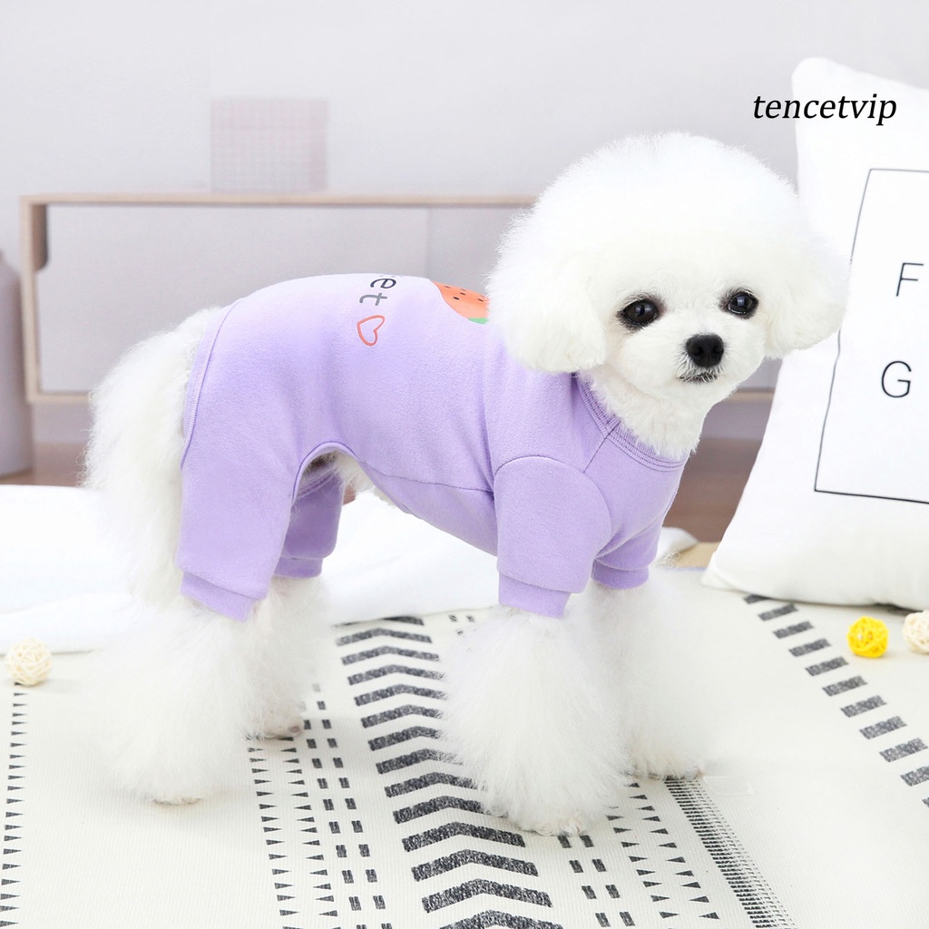 Áo Thun Bốn Chân Bằng Cotton Thoải Mái Cho Cún Cưng