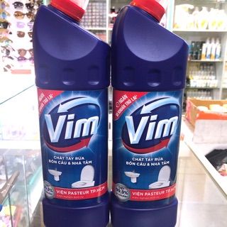 Nước tẩy bồn cầu Vim xanh dương 900ml(1 chai)