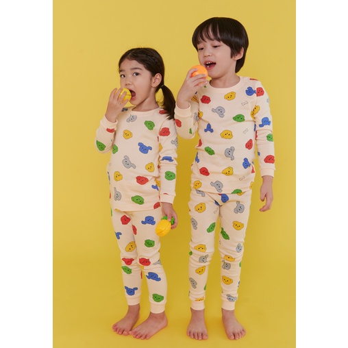 Bộ pijama dài tay bé trai/bé gái My Puppy 100% Cotton – Olomimi Hàn Quốc