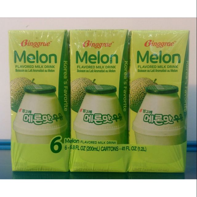 Sữa Melon dưa lưới Hàn Quốc Lốc 6