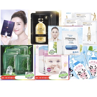 Mặt nạ COMBO 💕Mix 10 miếng💕 Bisutang dưỡng ẩm dưỡng trắng - Các loại khác nhau - Tăng trải nghiệm