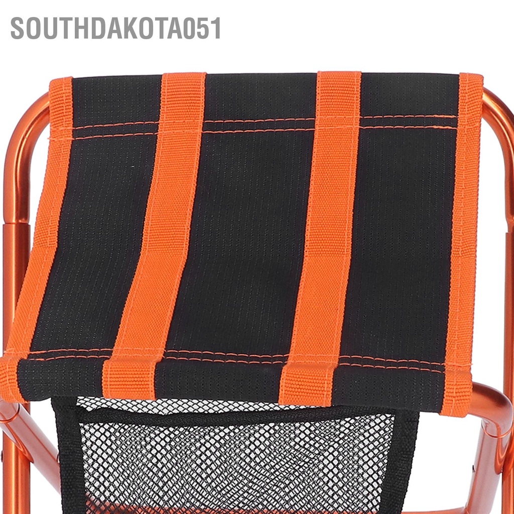 [Hàng Sẵn] Ghế gấp gọn mini di động Câu cá Cắm trại ngoài trời với Túi đựng Hợp kim nhôm 7075【Southdakota051】