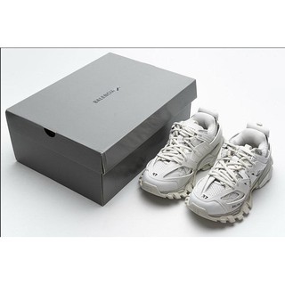 Giầy thể thao sneaker nam nữ track 3.0 full trắng