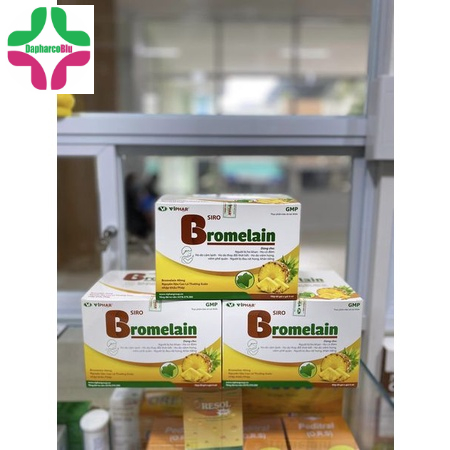 Siro Bổ Phế Giảm Ho Bromelain - Hộp 60 gói
