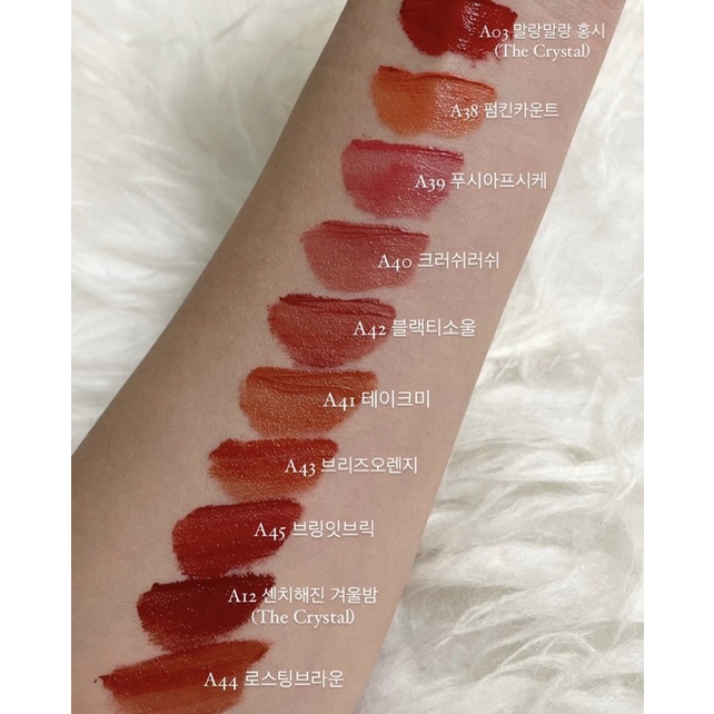 [Mã 2712FMCGSALE giảm 8% đơn 500K] [Ver 7+8]Son Kem Black Rouge Velvet Tint màu A33-A44 | BigBuy360 - bigbuy360.vn