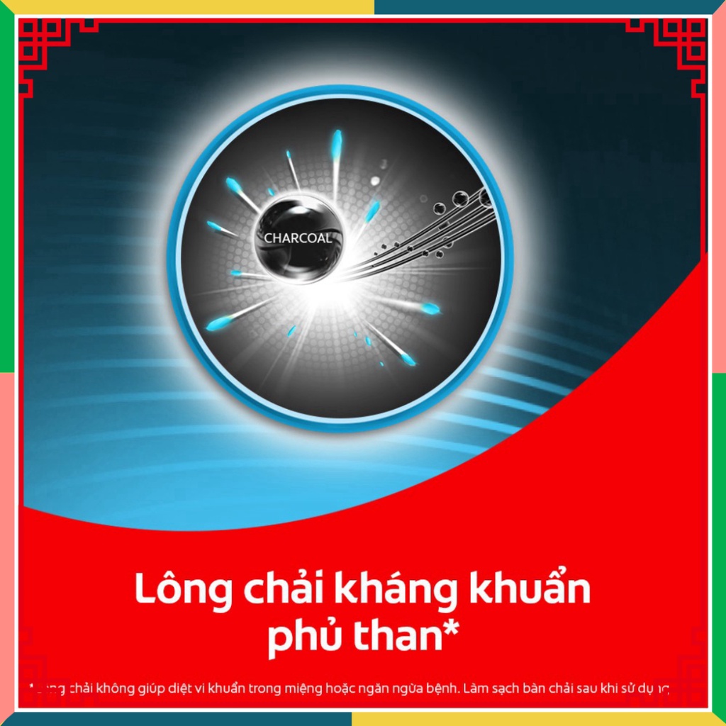Bàn chải đánh răng Colgate than hoạt tính diệt khuẩn SlimSoft Charcoal mềm mảnh