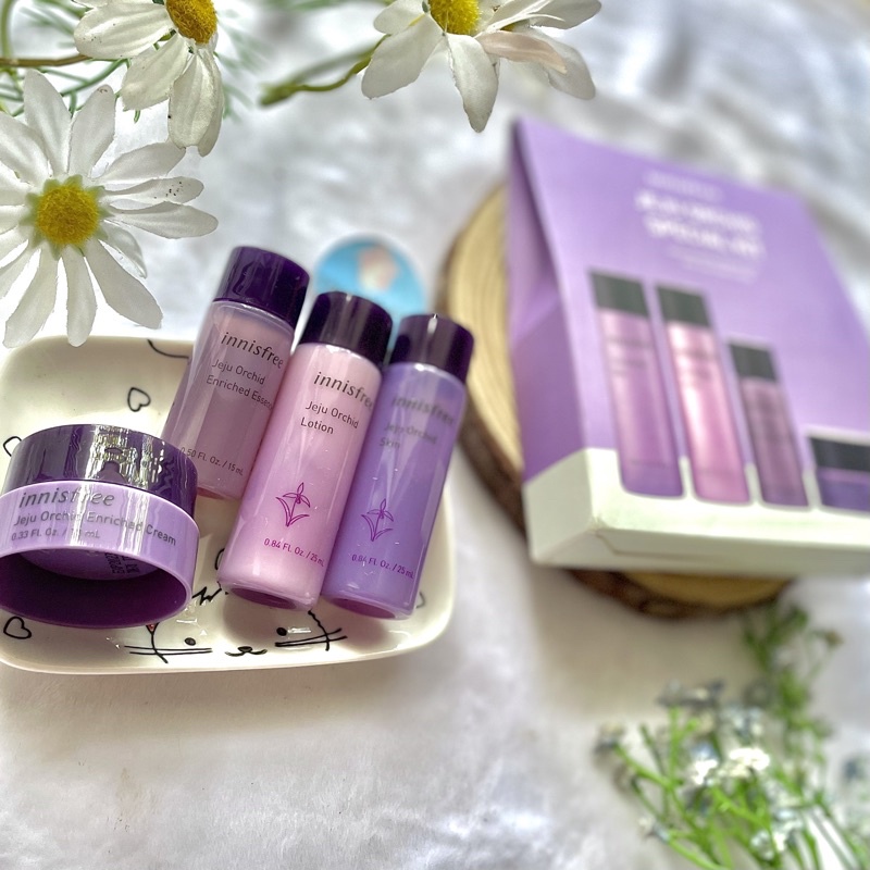 Bộ Dưỡng Da Mini Chống Lão Hóa Innisfree Jeju Orchid Special Kit