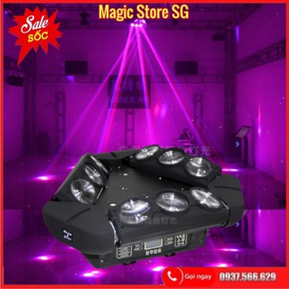 Đèn Sân Khấu Đèn Karaoke Moving Head 9 Mắt Lớn Laser - Magic Store SG