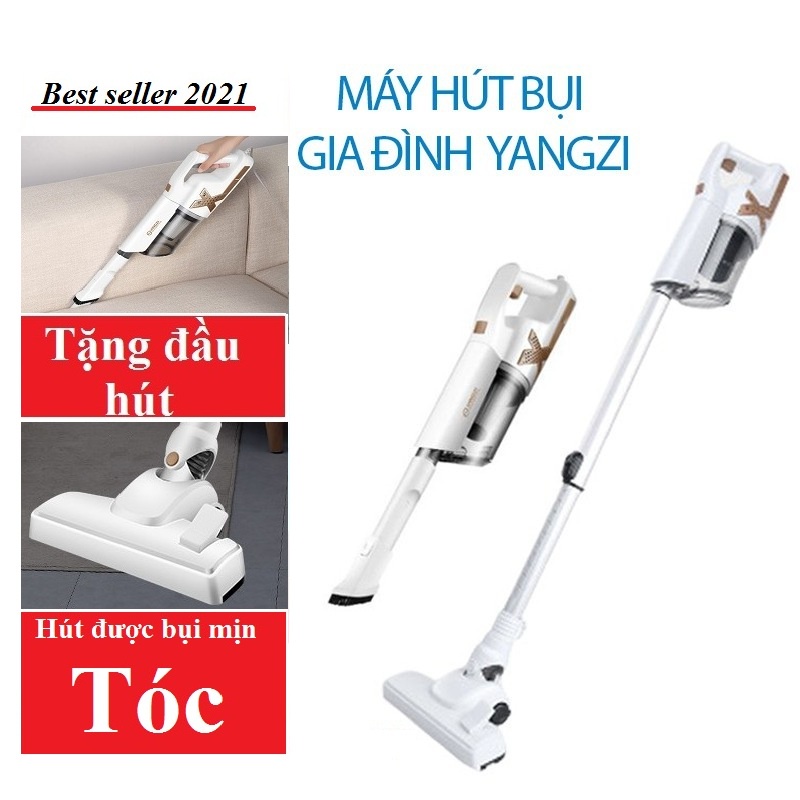 Máy hút bụi cầm tay Yangzi - Máy hút bụi gia đình nhập khẩu chính hãng , tiện lợi lực hút khỏe 14000Pa