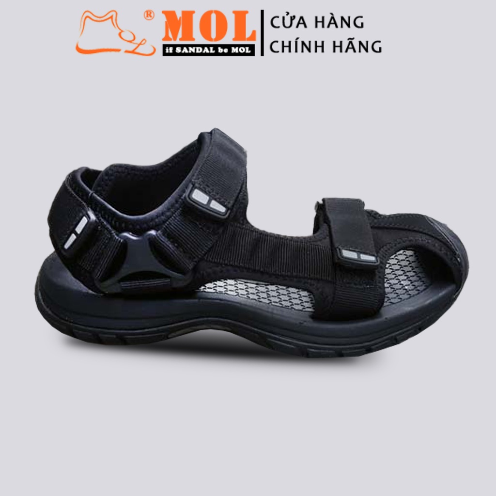 Giày sandal nam bít mũi quai dù có quai hậu cố định thích hợp mang dã ngoại đi phượt du lịch hiệu Rova RV25BB