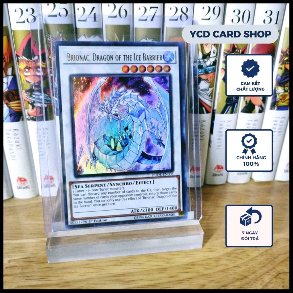 Thẻ bài yugioh chính hãng Brionac, Dragon of the Ice Barrier – Ultra Rare