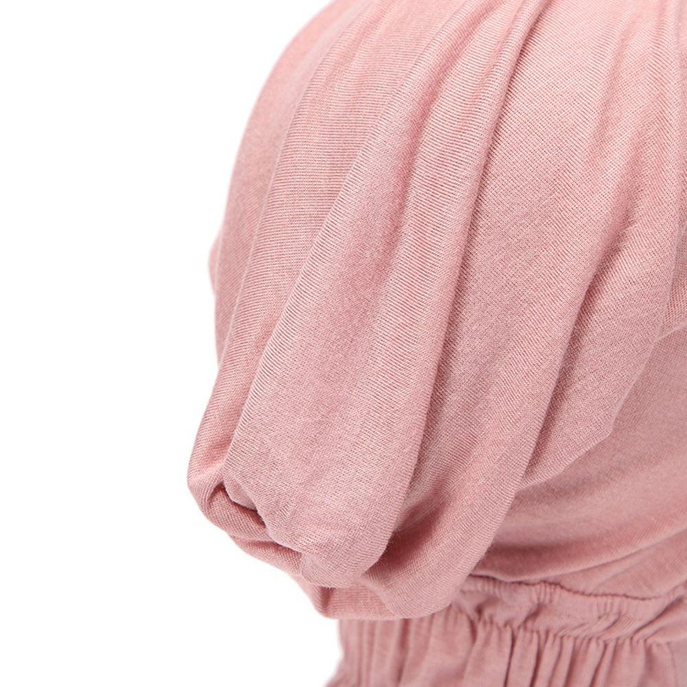 BORAG Khăn Trùm Đầu Hijab Hồi Giáo Bằng Cotton Màu Trơn Che Phủ Toàn Diện