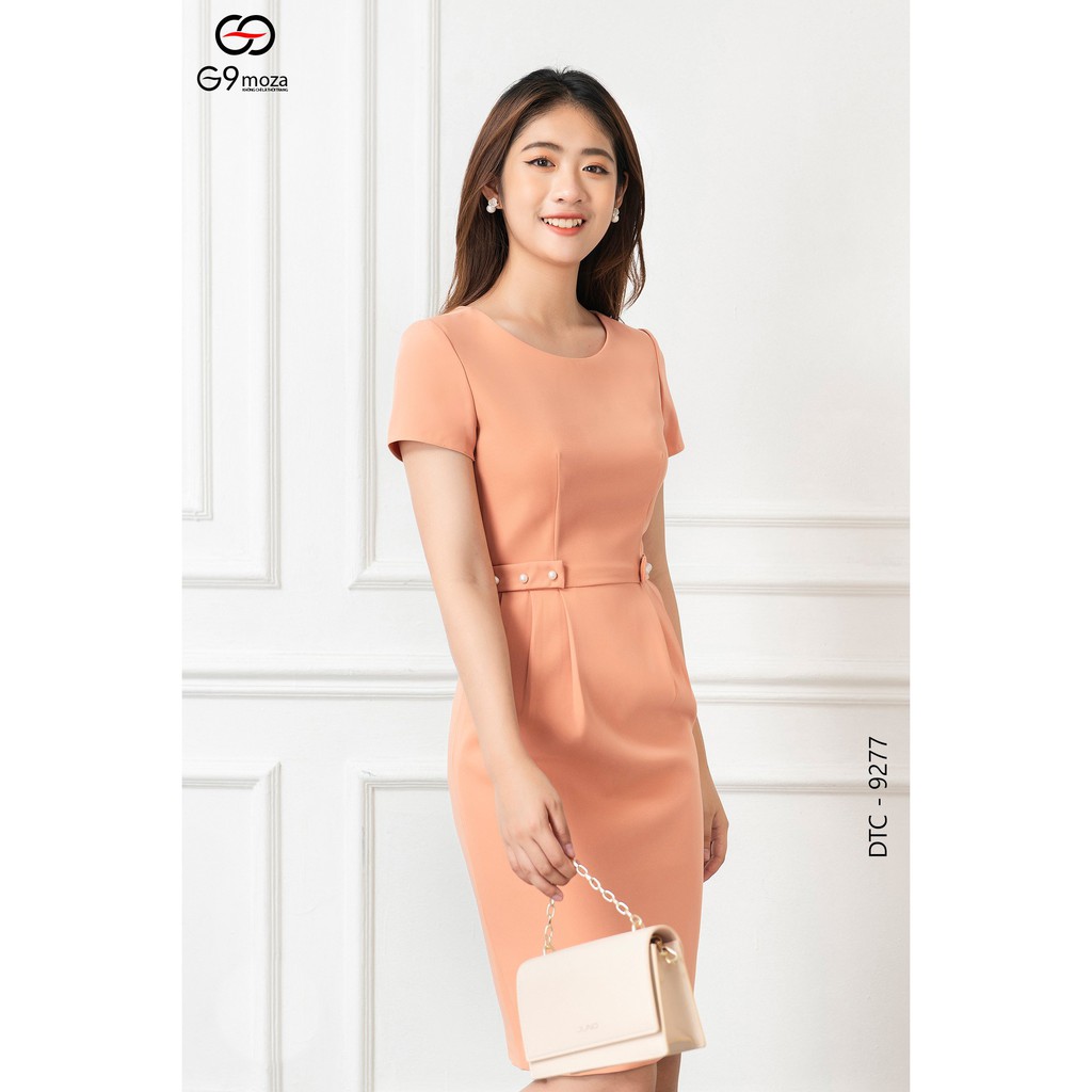 Đầm ôm G9moza 9277 chất liệu thô hàn tạo phong cách Công sở, dạo phố, du lịch Trẻ trung ngọt ngào nữ tính