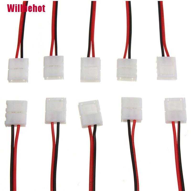 Set 10 đầu nối dây đèn led 2 Pin 3528/5050 màu sắc tiện dụng