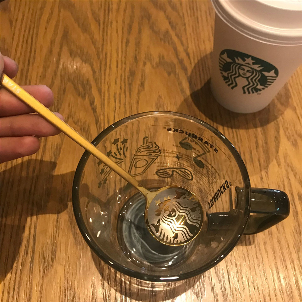 Muỗng sắt không gỉ in hoa văn trang trí cho nhà bếp