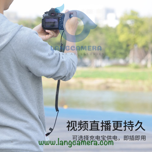 Pin Ảo Dummy Battery Canon LP-E6 cổng Type C - Hiệu Kingma