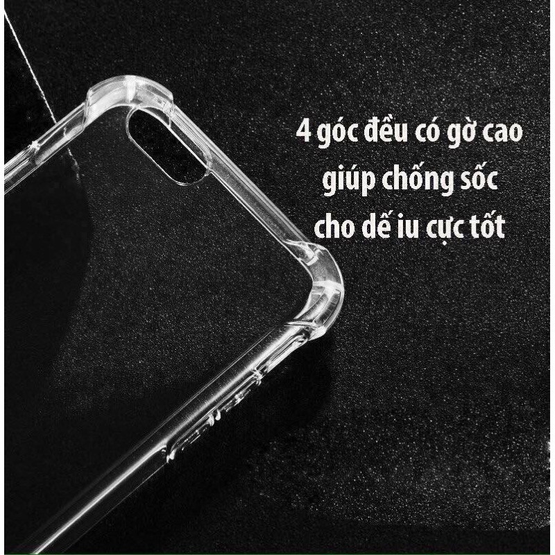 ỐP CHỐNG SỐC IPHONE - TRONG SUỐT- ÔM MÁY- LÂU Ố VÀNG - BẢO VỆ ĐIỆN THOẠI FULL MÃ 6 ĐẾN 15PROMAX