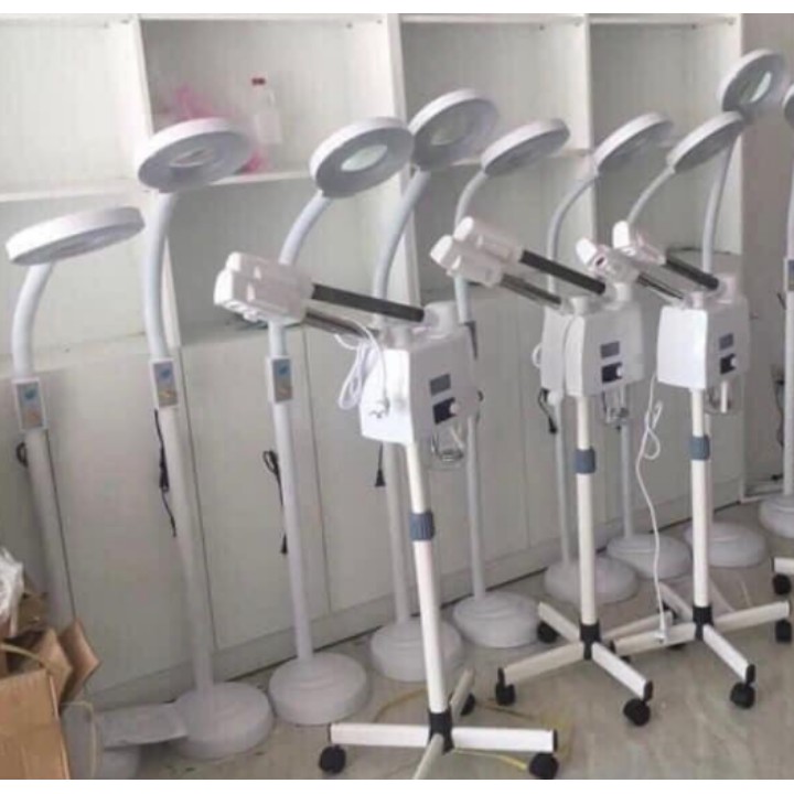 Đèn led spa nối mi phun xăm tích hợp 120 bóng led siêu sáng, đèn soi da phun xăm nối mi - đèn spa chân nặng, chân nhẹ