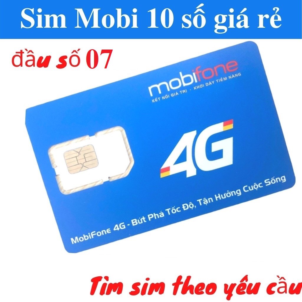 Sim Mobifone nghe gọi mãi mãi 10 số đầu số 09, 0909, 0906 giá rẻ, có thể chọn số, Hàng chính hãng